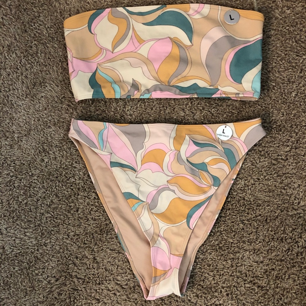 Forever 21 high waisted bikini set